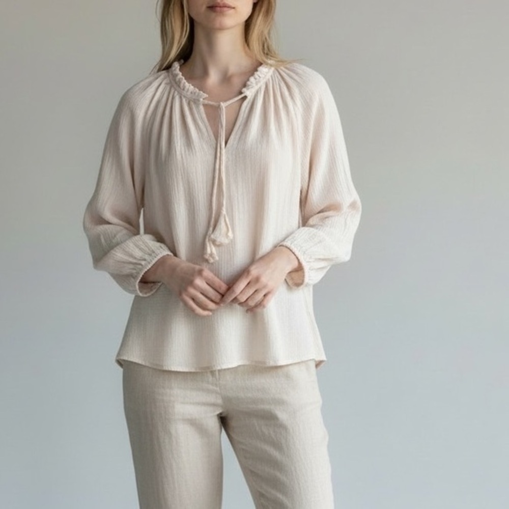 Woman Cotton Long Sleeve Top